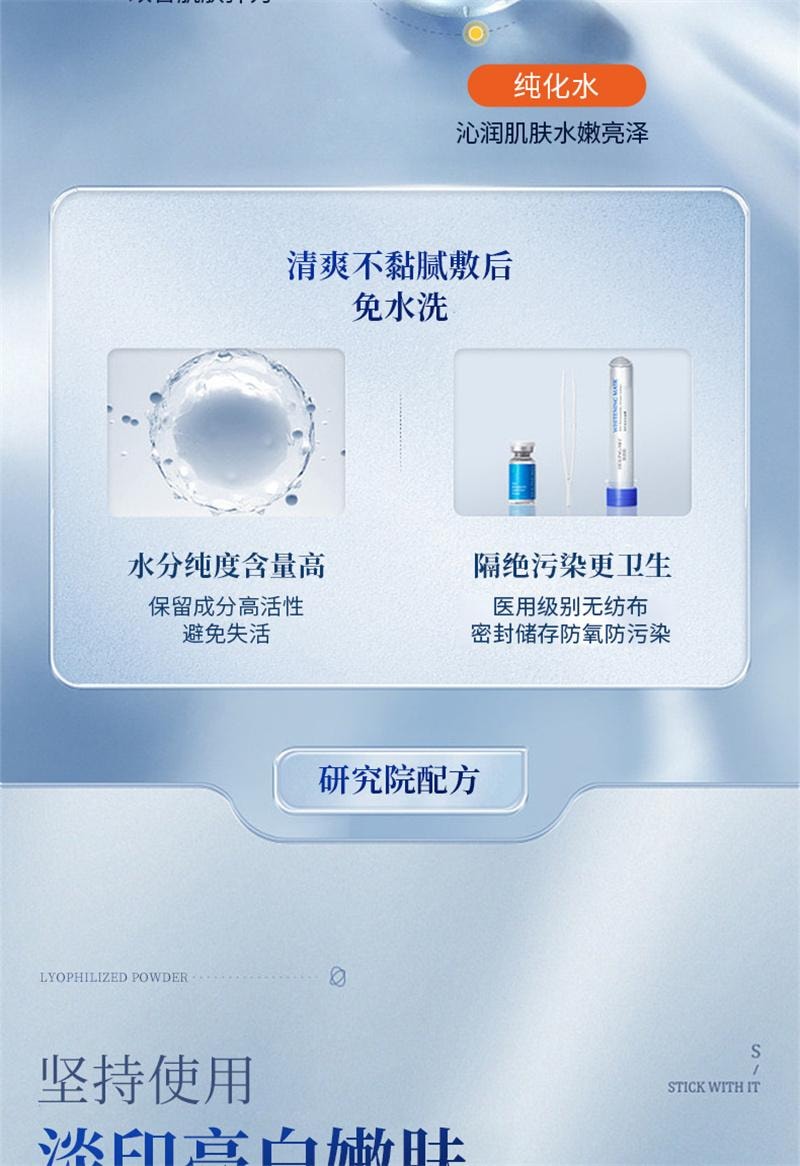 【中国直邮】 舒奈美 重组III型胶创面修护敷料医用原蛋白敷料院线美容术后面膜  4片/盒