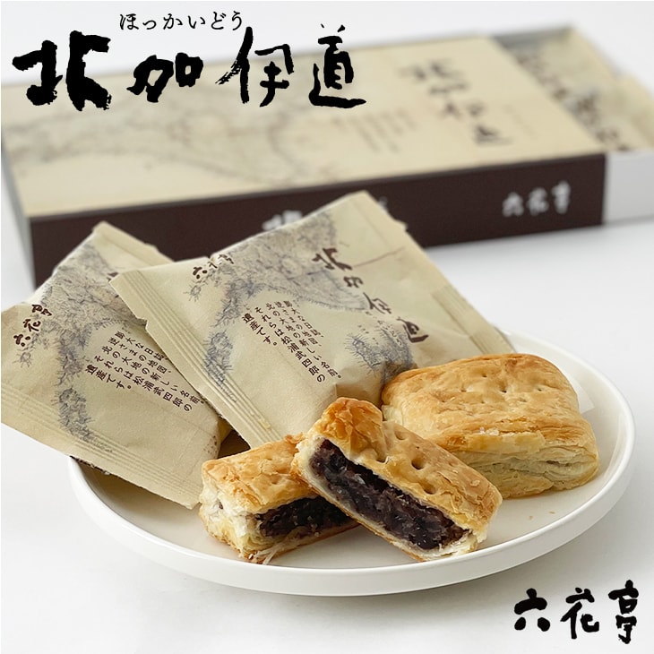 【日本北海道直邮】六花亭季节北加伊道红豆夹心酥饼 6枚入