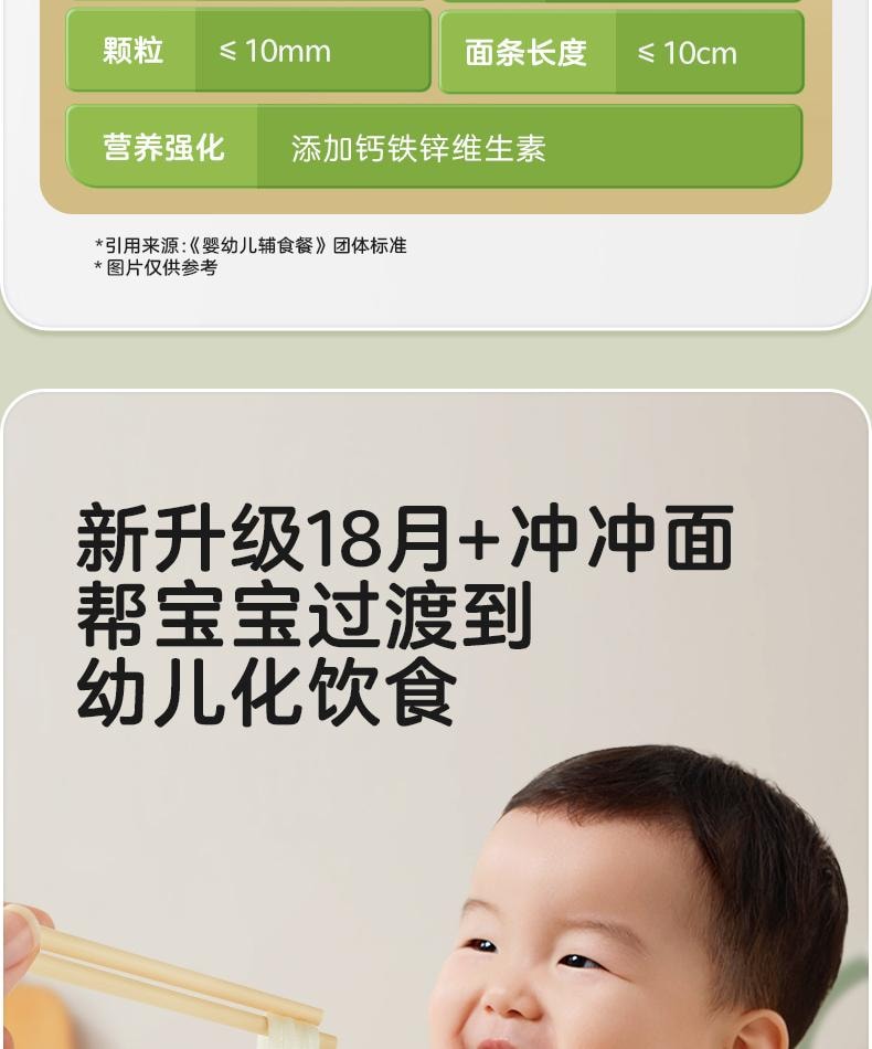 【中國直郵】 寶寶饞了 沖沖面粥 月齡營養即食輔食粥16g/盒
