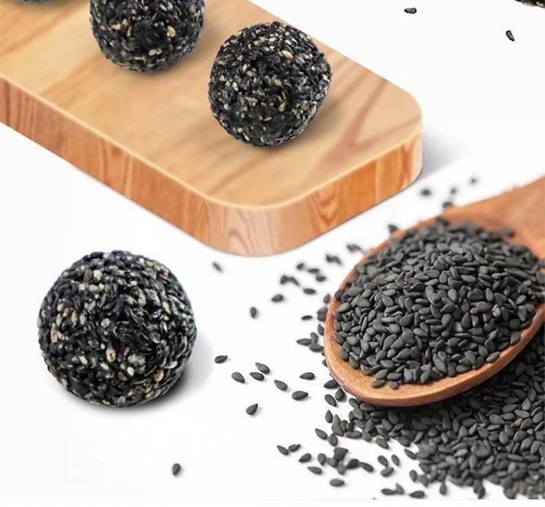 思宏 双口味黄精桑葚黑芝麻丸 颗粒饱满 粒粒香醇 软糯香甜 100g±3克 容光焕发养生零食