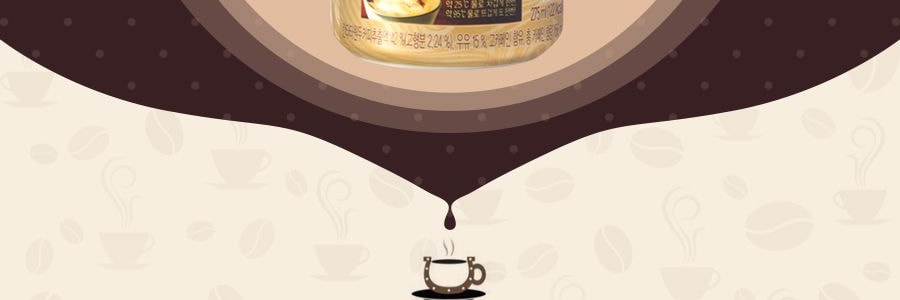 韓國LOTTE樂天 CANTATA高級拿鐵混合咖啡 275ml