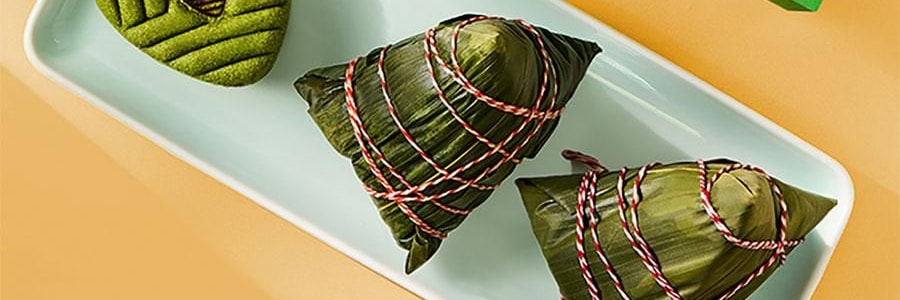关茶 新山海经端阳茶粽礼盒 210g【端午节粽子】【山核桃松仁红枣茶粽+茶粽酥】