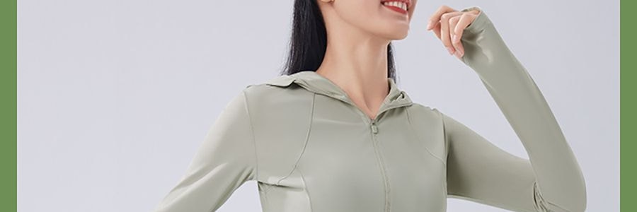 BENEUNDER蕉下 女士凉感防晒衣防晒服 运动上衣 修身款 UPF50+ 霜奶白 165/88A L码 【国内尺寸 码数偏小】【杨幂同款】