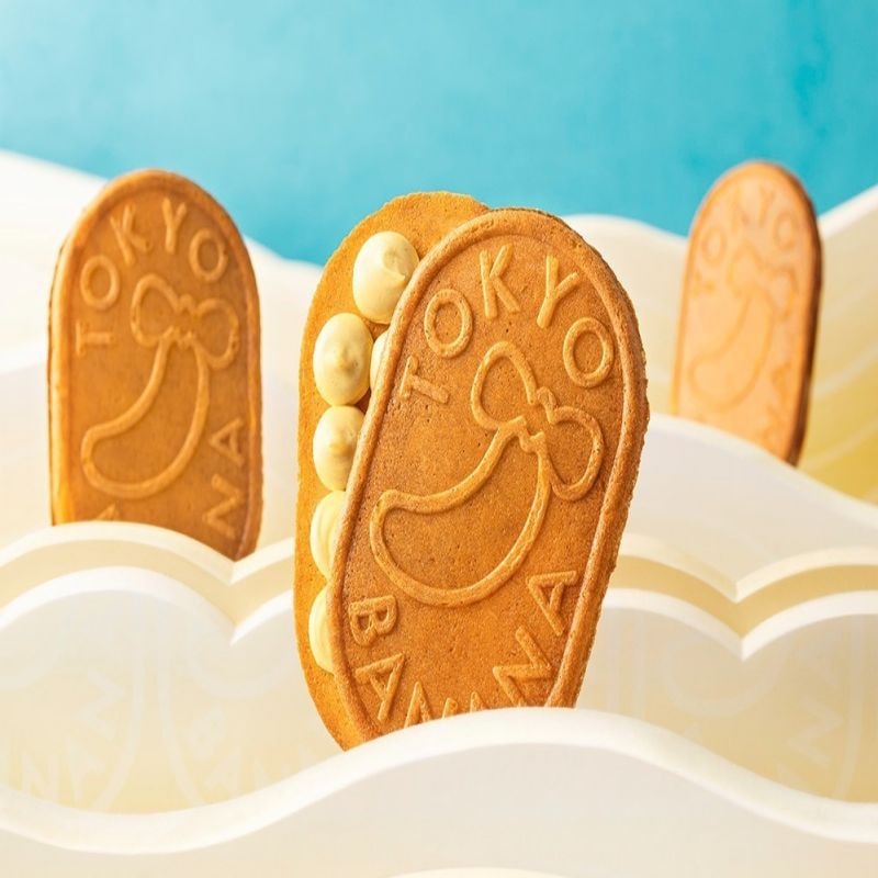 【日本直邮】日本 TOKYO BANANA东京香蕉 新品 牛奶夹心饼干 6枚入