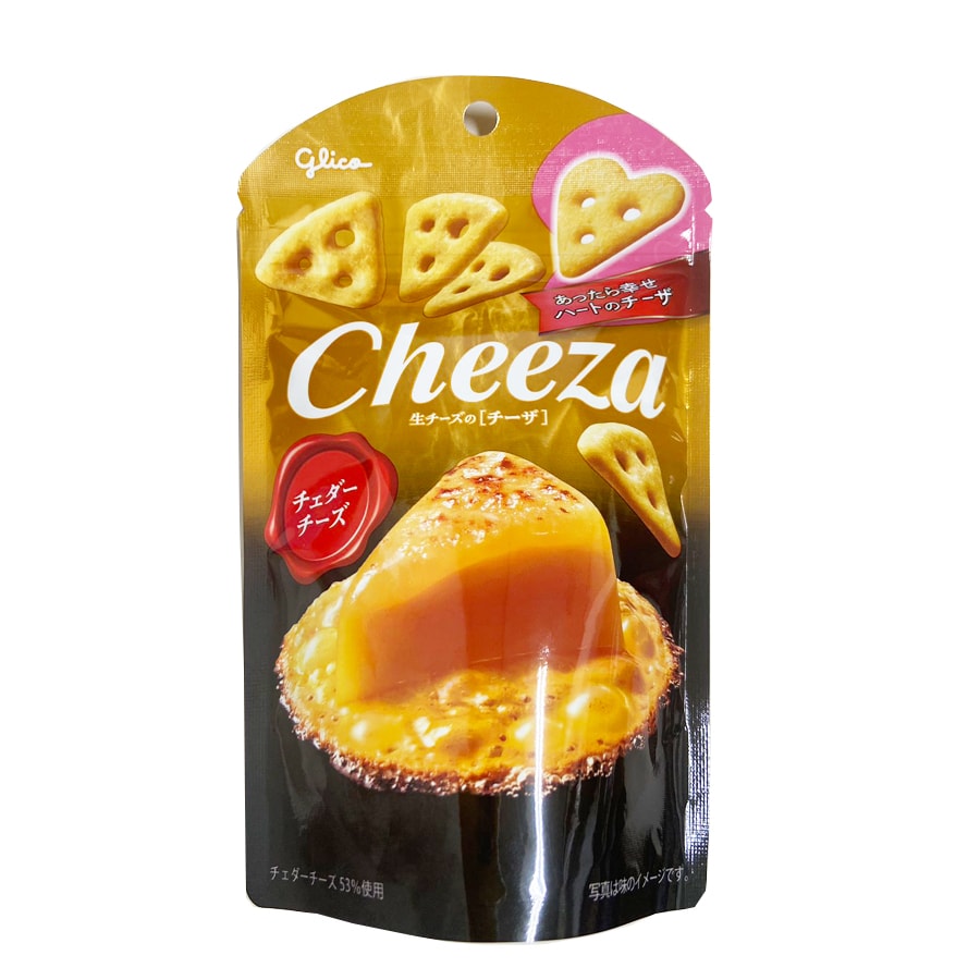 【日本直郵】GLICO格力高 papi醬推薦 乳酪起司三角薄脆三角餅乾 雙倍起司口味 40g