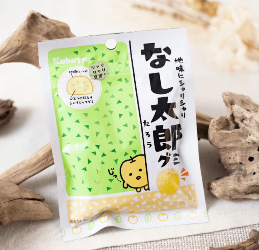 【日本直邮】KABAYA梨味软糖梨太郎水果糖儿童糖果 包装随机发货42g