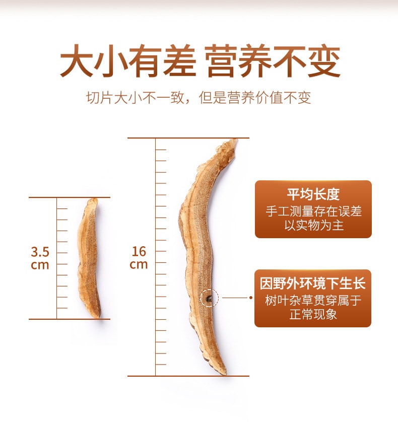 【中国直邮】杞里香 灵芝片80g/罐吉林长白山整支灵芝切片