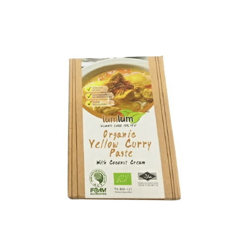 Organic Yellow Curry Paste With Coconut Cream 100g