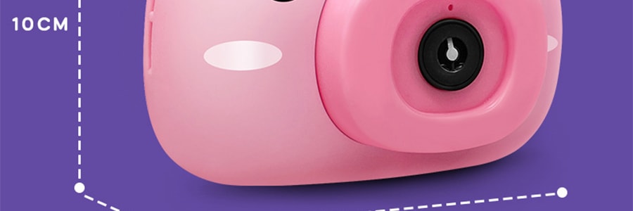 川岛屋 猪猪泡泡相机 全自动吹泡泡照相机 可爱玩具 内含气泡水+背带