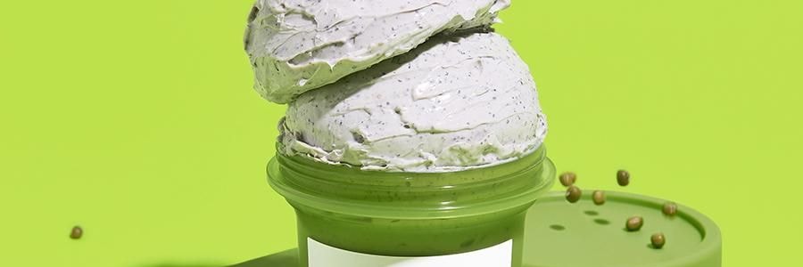 韩国BEPLAIN碧菲音 绿豆酵素清洁泥膜面膜 深层清洁毛孔油脂 绿豆沙冰淇淋质地 120ml