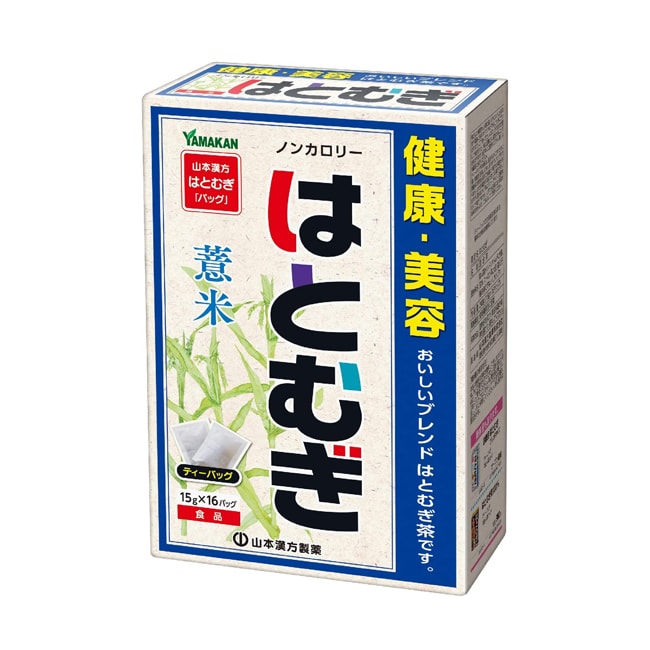 【日本直郵】YAMAMOTO山本漢方製藥 薏米薏仁茶 祛濕消腫美容控油養生茶 16袋