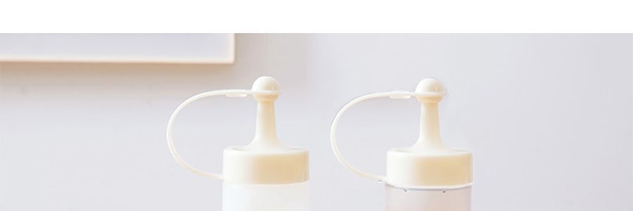 日本INOMATA 醬料調味料 收納分裝瓶 白色 1pc 可擠壓有封口 適合蠔油番茄醬沙拉油等各種醬料