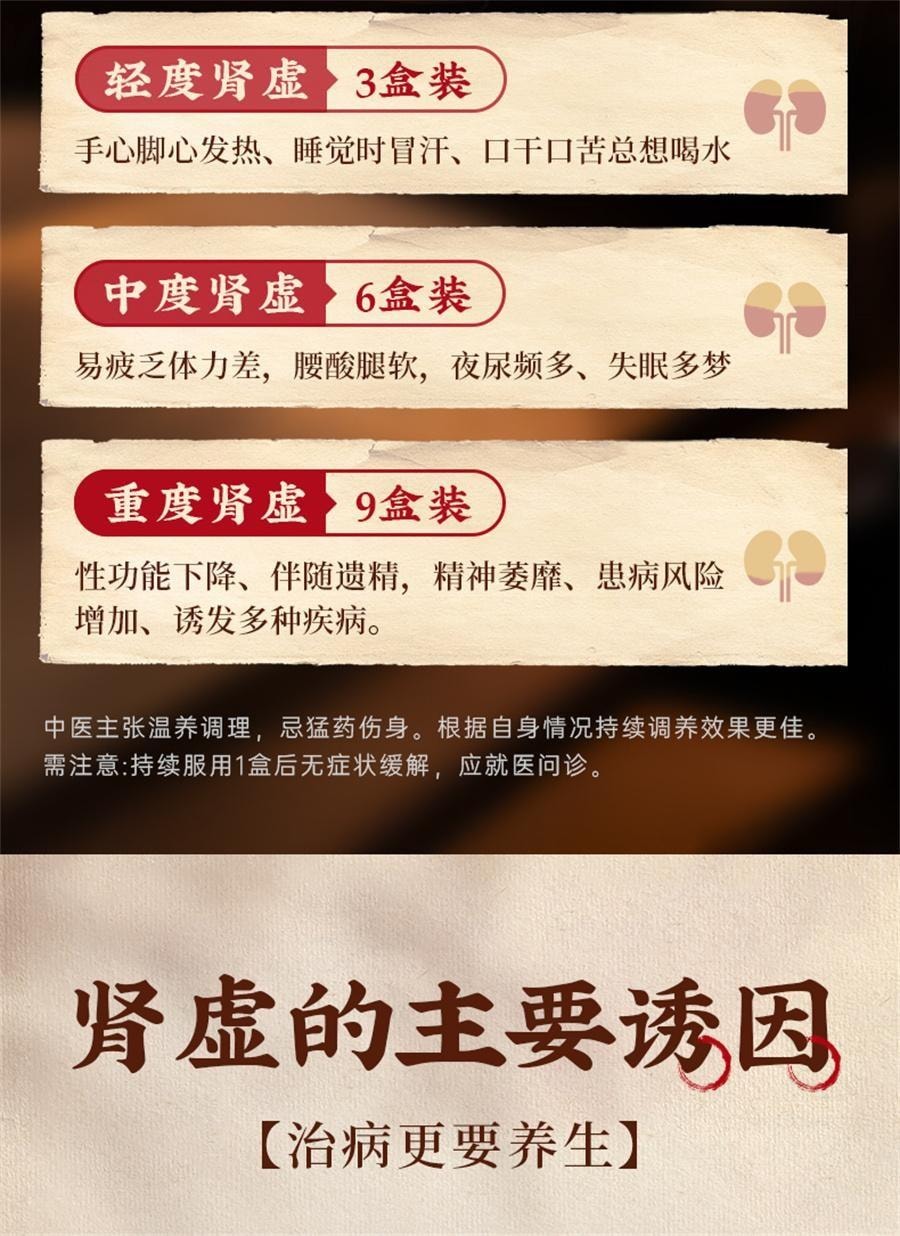 【中国直邮】 恩威 六味地黄胶囊 补肾滋阴 均衡调理 用于肾阴亏损、头晕耳鸣、腰膝酸软、骨蒸潮热、盗汗遗精 60粒/盒