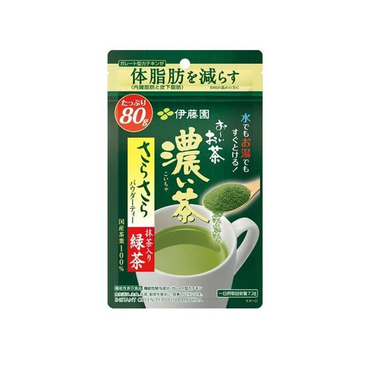 【日本直效郵件】日本 ITOEN 伊藤園 濃綠茶粉 80g