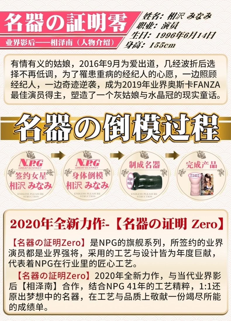 Famous instrument proves Aizawa Minami’s new actress model