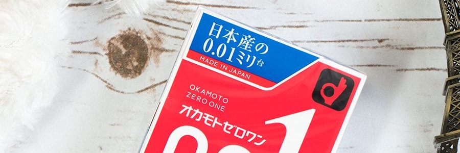 日本OKAMOTO岡本 001系列 抗敏聚氨酯 超薄保險套 潤滑升級版 3個入*3盒 非乳膠【超值3盒裝】【日本版】 成人用品