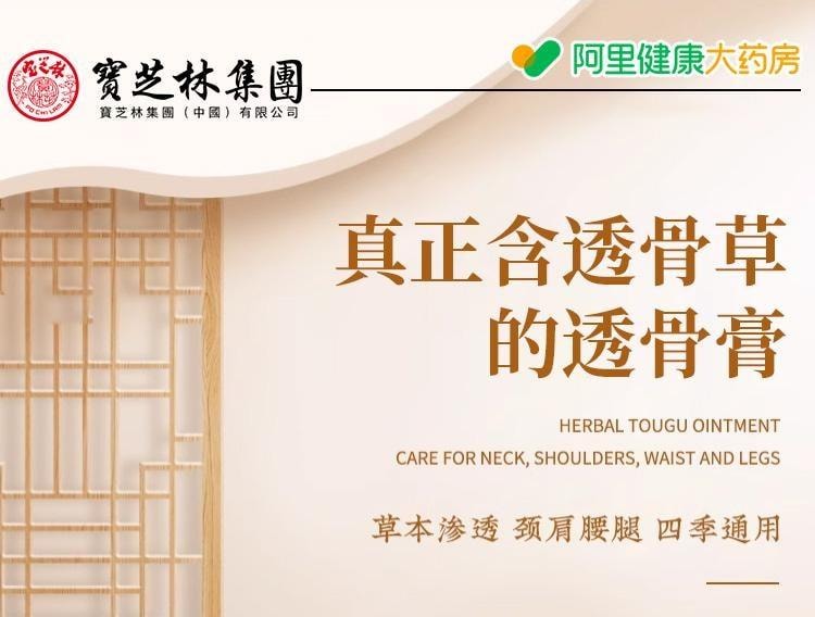 【中國直郵】 寶芝林 透骨膏 祛風除濕 舒筋通絡 消腫止痛 活血養血 舒適溫熱 全身適用 30g/盒