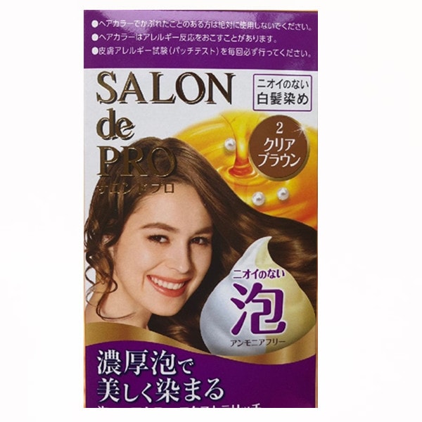 日本 DARIYA 塔麗雅 泡沫染髮劑 #白髮用 2號亮棕色 100g