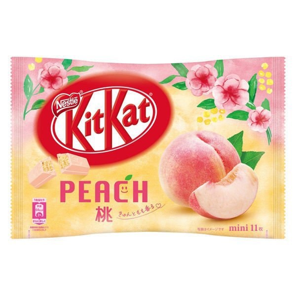 【日本直邮】日本购 KIT KAT 季节限定 白桃味威化 11枚入