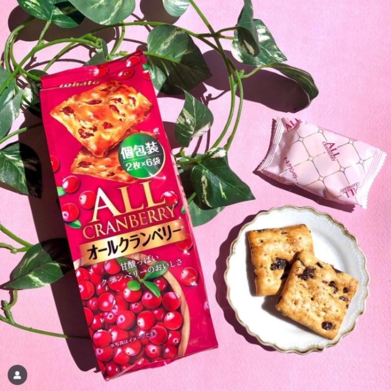 日本 TOHATO 桃哈多 粉色树莓夹心饼干 12枚装