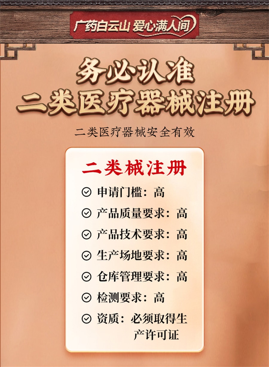 【中国直邮】白云山 乳腺穴位贴敷治疗贴乳腺散结贴小叶乳房疏通硬块肿块 4贴/盒*3盒