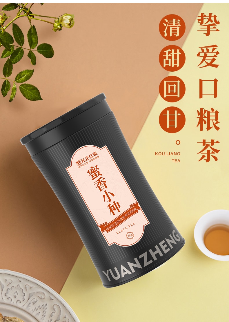 元正 武夷山金罐蜜香小种红茶 75g