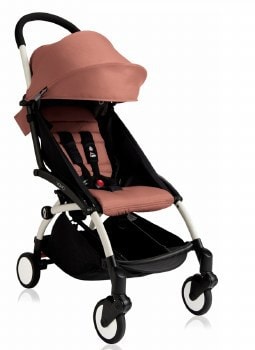 BABYZEN YoYo Stroller 6+ White Frame/Ginger Pink