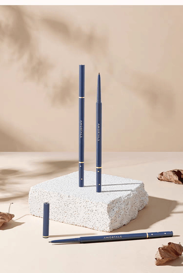 尔木萄 眉笔极细两支装持久防水不脱色野生眉女80mg每支