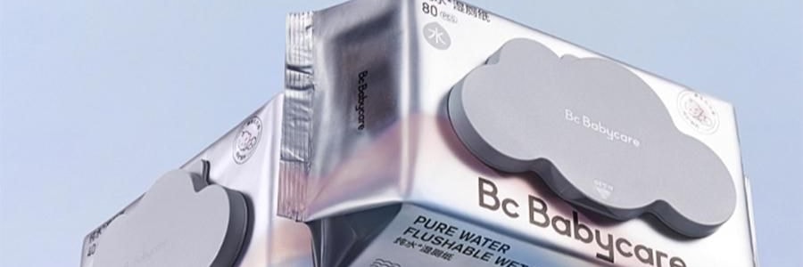 BC BABYCARE 纯水湿巾 湿厕纸 200*150mm 40抽/包 *3【3份超值装】