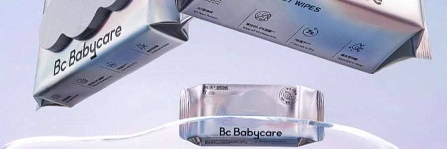 BC BABYCARE 纯水湿巾 湿厕纸 200*150mm 40抽/包 *3【3份超值装】