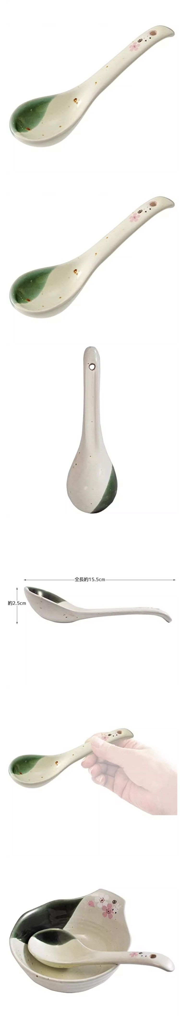 【日本直邮】龙猫勺子 日式樱花图案 48x155mm