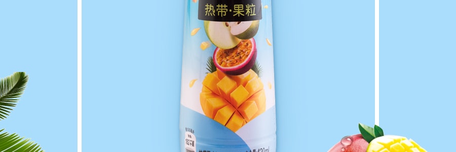 【夏日香气果汁】美汁源 热带果粒 热带风味复合果汁饮料 420ml