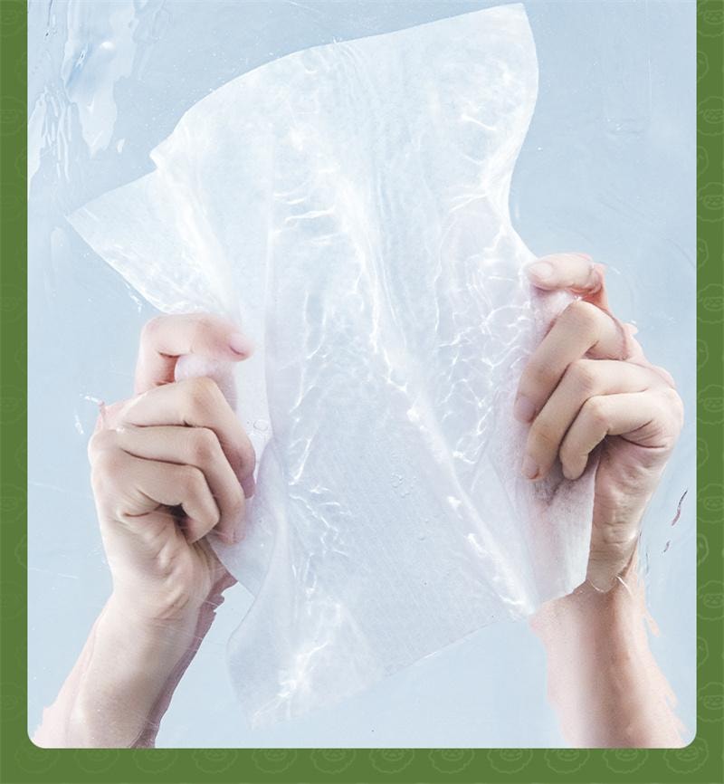 【中国直邮】 德佑 绵柔巾婴儿洗脸巾干巾湿巾两用新生儿宝宝专用非棉柔巾湿纸巾 80抽/包