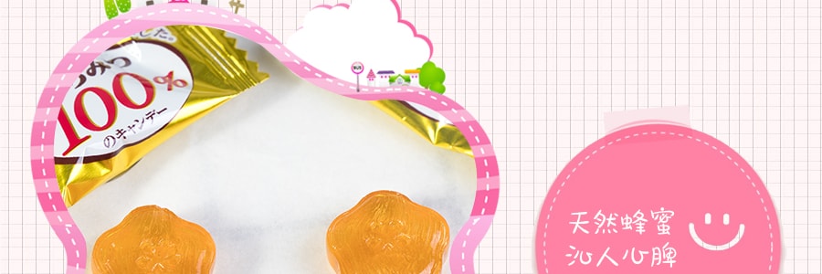 日本SENJAKU扇雀饴 100%蜂蜜糖果 罐装 67g
