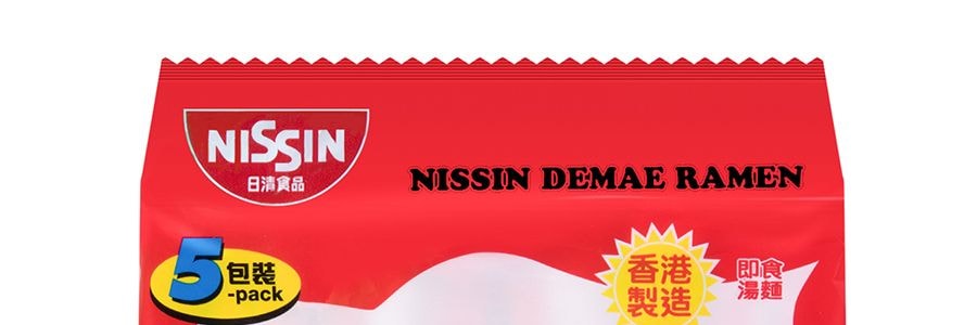 日本NISSIN日清 出前一丁 泡麵 即食湯麵 麻油口味 5包入 500g