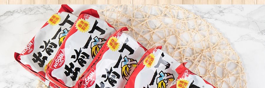 日本NISSIN日清 出前一丁 泡麵 即食湯麵 麻油口味 5包入 500g