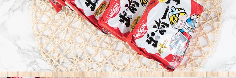 日本NISSIN日清 出前一丁 泡麵 即食湯麵 麻油口味 5包入 500g