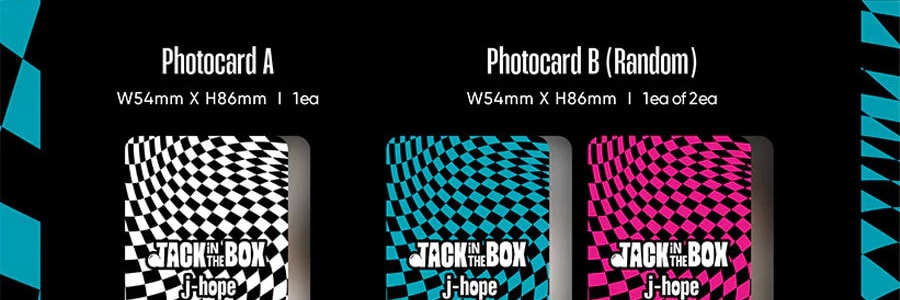 韓國MAKESTAR K-pop專輯 J-hope [Jack In The Box] Weverse 專輯 - 隨機版本