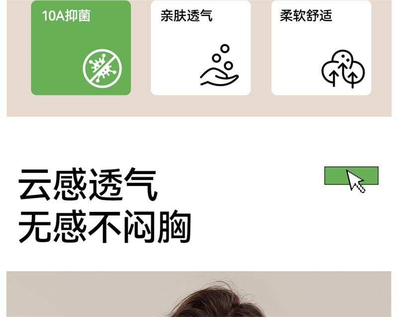 【中国直邮】 SecretWorld 无痕内衣女小胸聚拢隐形肤色粉底液细肩带 隐形肤 1条装 S码