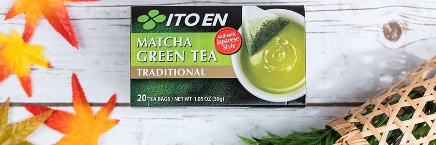 日本ITO EN伊藤園 傳統抹茶綠茶包 20包入 30g