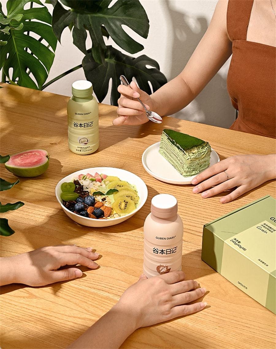 【中国直邮】 谷本日记 饱腹代餐奶昔粉高蛋白早晚餐速食冲饮膳食纤维营养轻食品 香蕉+抹茶