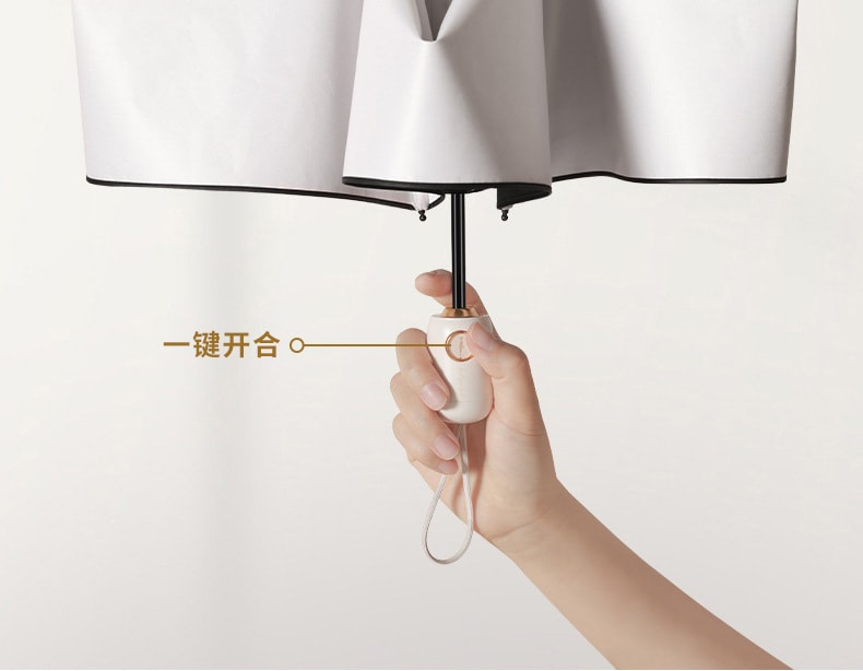 【中國直郵】冇心全自動雨傘男女折疊晴雨兩用遮陽防曬太陽傘 木棲狐