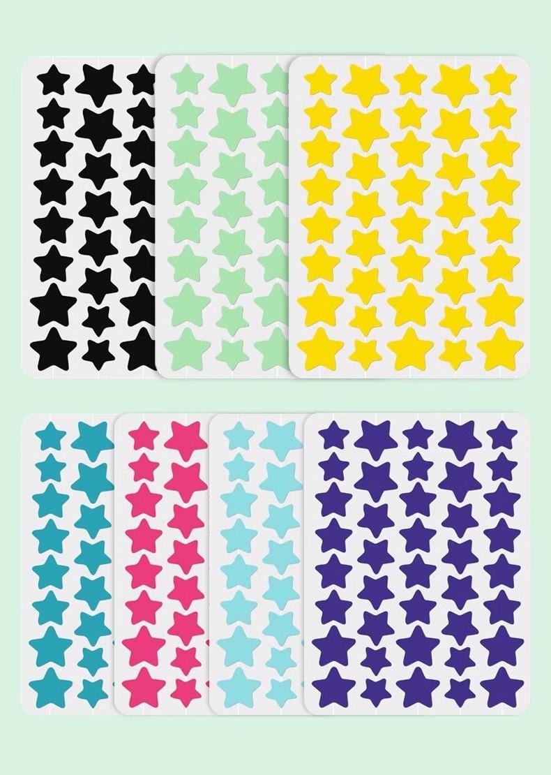 FOXTAIL 日本こうしつ 星星痘痘贴 遮盖 可上妆 可爱 痘痘遮瑕 祛痘贴 - 200粒 1包