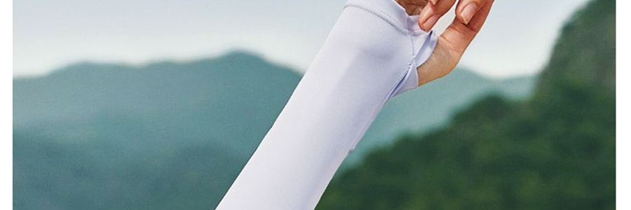 BENEUNDER蕉下 冰嶼系列 透漾防曬袖套 速乾材質出汗不黏膩 椰米白 M碼【周杰倫代言】