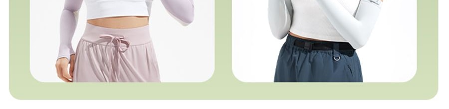 BENEUNDER蕉下 冰嶼系列 透漾防曬袖套 速乾材質出汗不黏膩 椰米白 M碼【周杰倫代言】