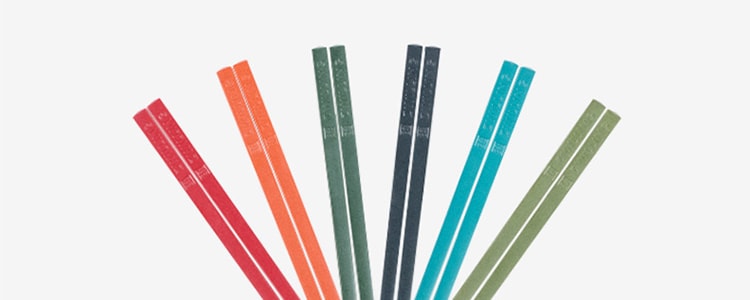 德國ZWILLING雙立人 彩色家用筷子套組耐高溫防黴 6雙入 蕭戰代言