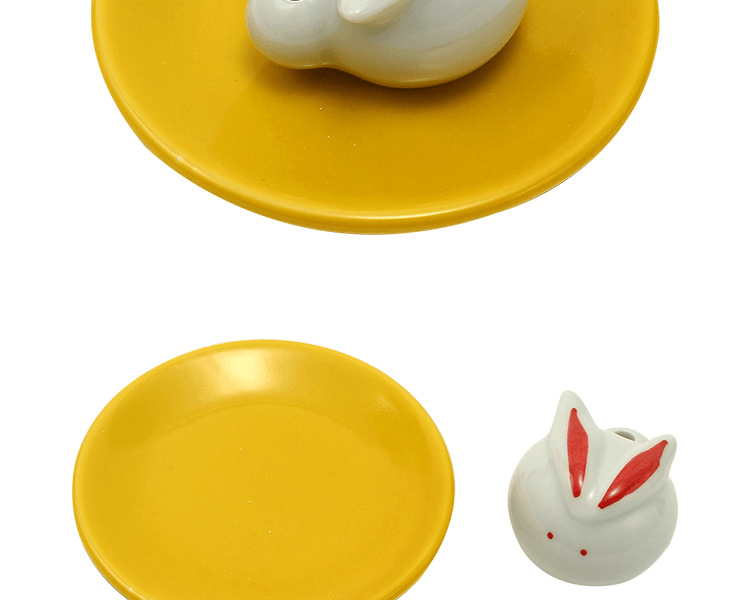 日本香堂||兔團子香立||紅 1個