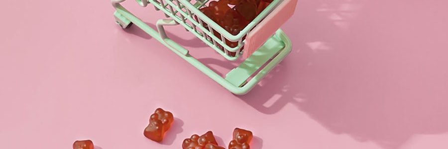 澳洲Unichi 玫瑰高纯度高浓度胶原蛋白无糖小熊软糖 60粒 x3【玫瑰小熊特惠三盒装】