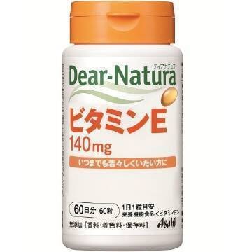 Asahi DEAR-NATURA Vitamin E 60-Tablet 