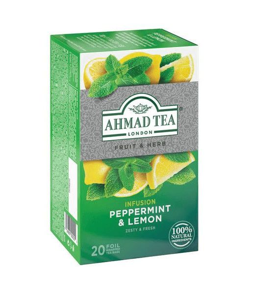 【马来西亚直邮】英国 AHMAD TEA亚曼 薄荷柠檬果茶 20包